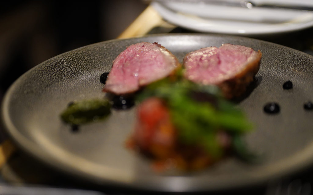 Wakanui beef sirloin at The Rees Hotel
