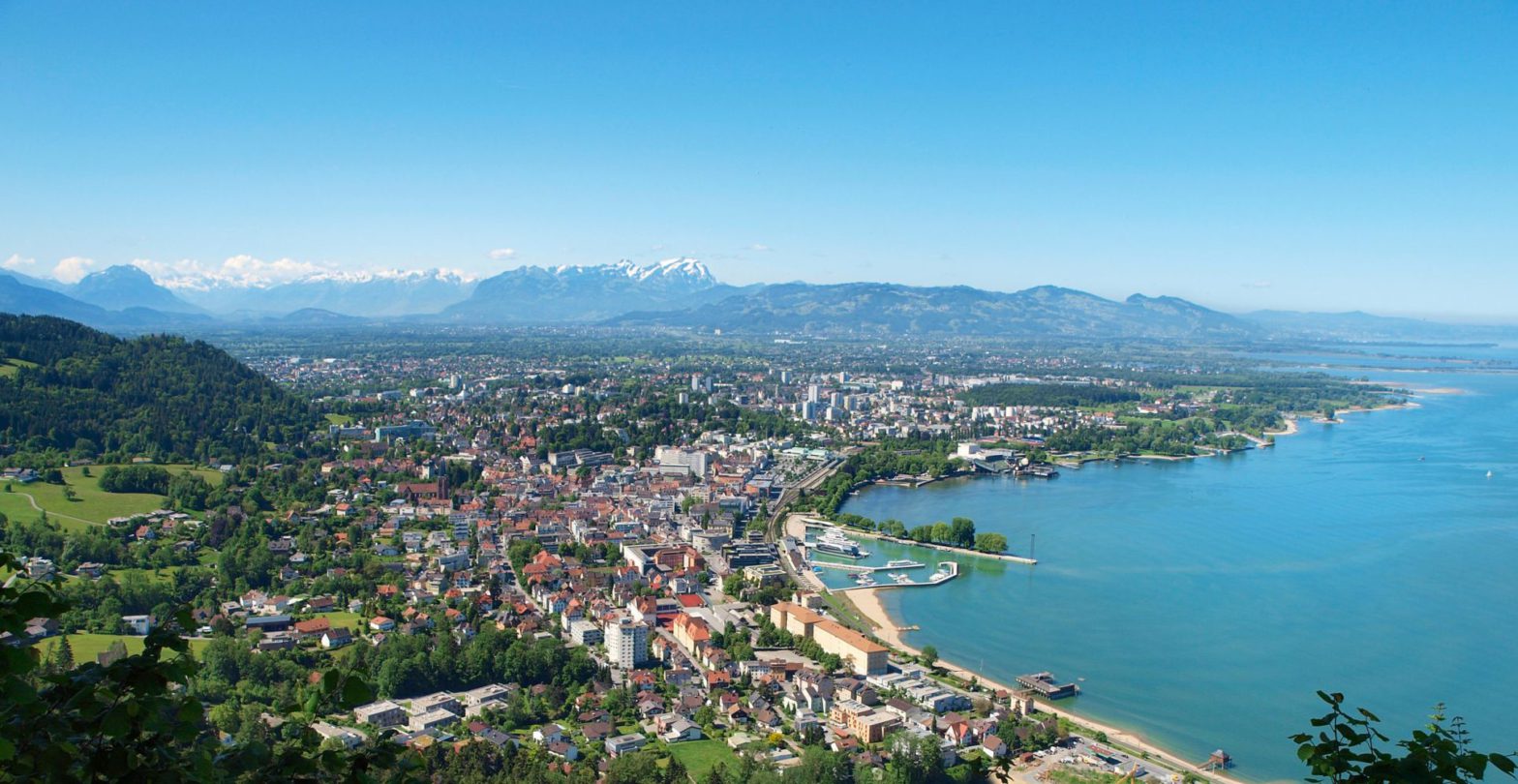 panorama of Bregenz and Lake Constance
