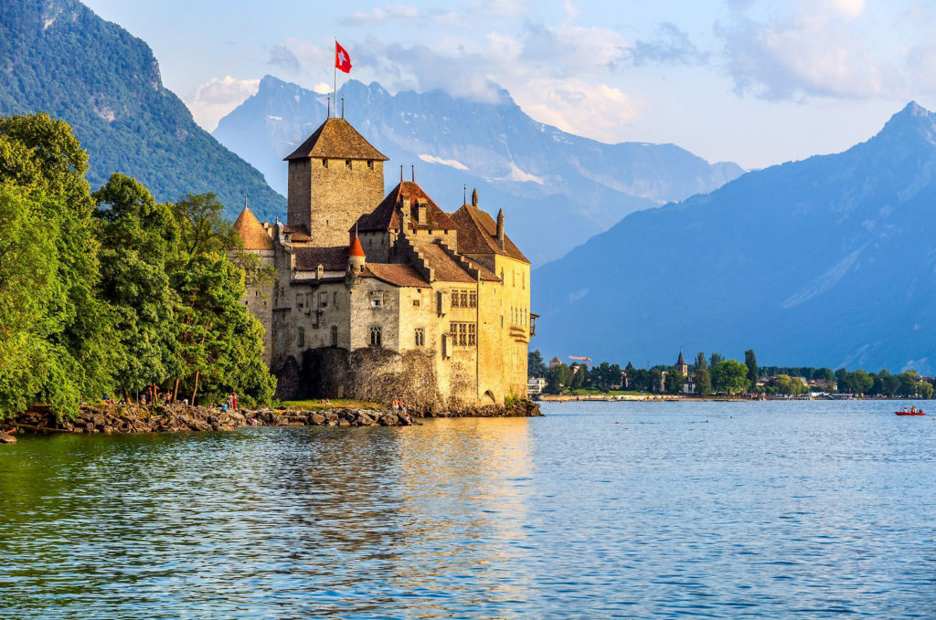 Chillon Castle, Swiss Riviera