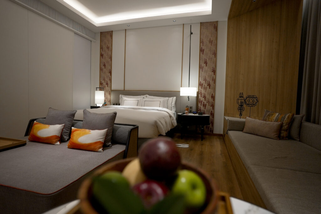 The Level Premium Corner Room at Melia Chiang Mai.