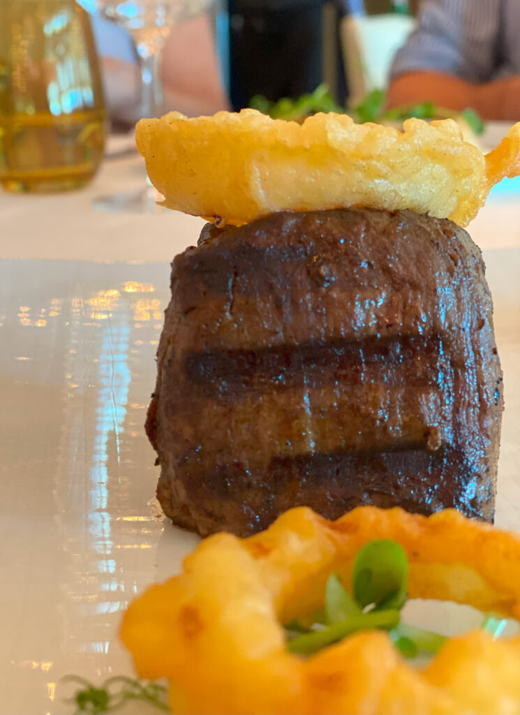 Eye fillet steak at The Pinnacle Grill