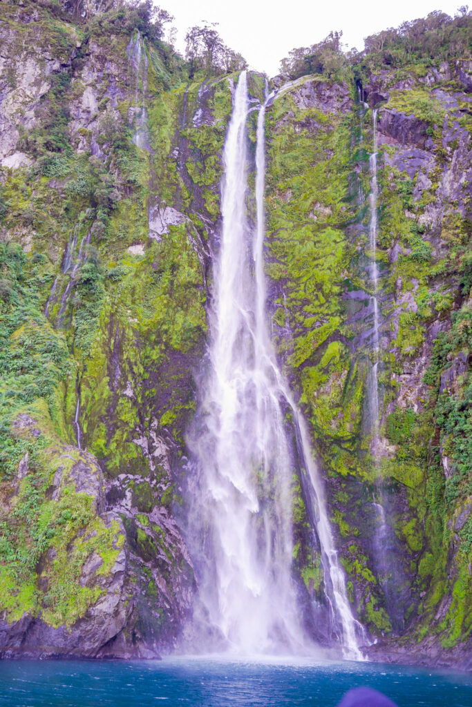 Waterfalls cascading through the Fjord cliffs. Photo: Harmeet Sehgal