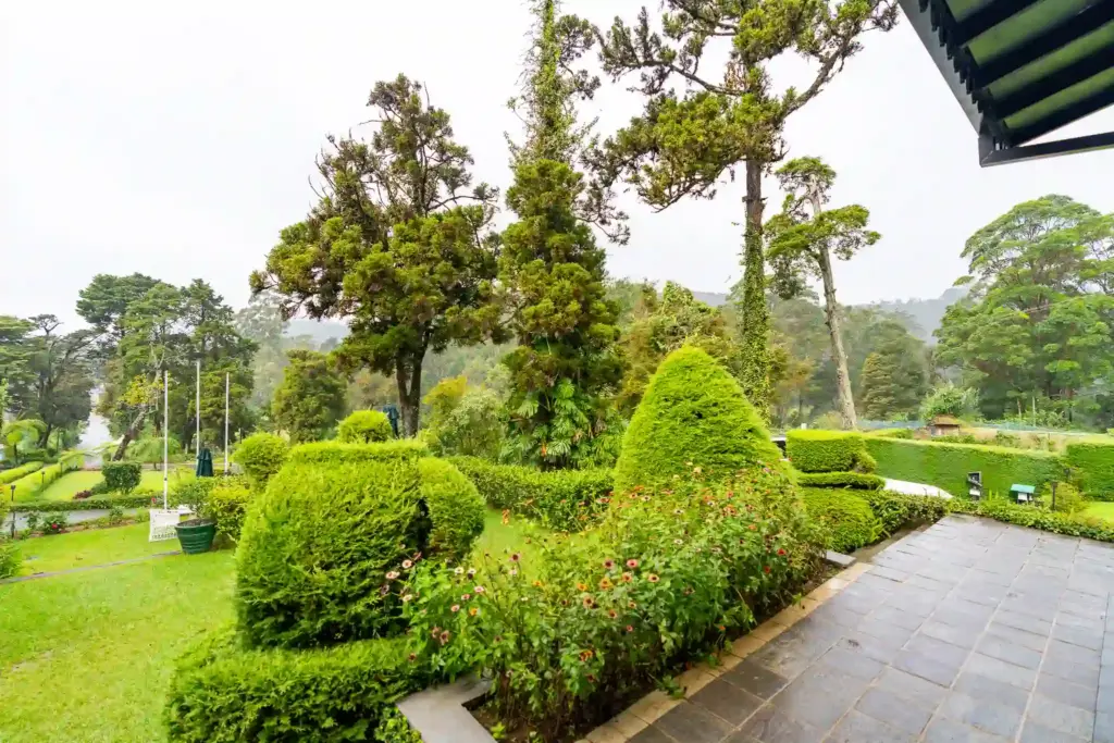 Manicured lawns at Grand Hotel St Andrews, Nuwara Eliya, Sri Lanka. Photo: Harmeet Sehgal