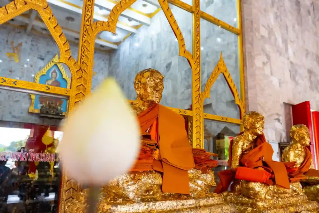The monks of Wat Chalong. Photo: Harmeet Sehgal