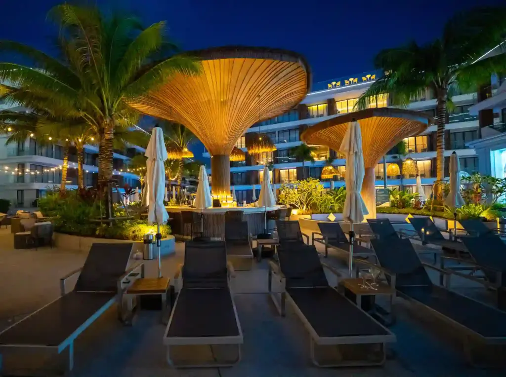 The pool bar at Kora Beach Resort, Phuket. Photo: Harmeet Sehgal