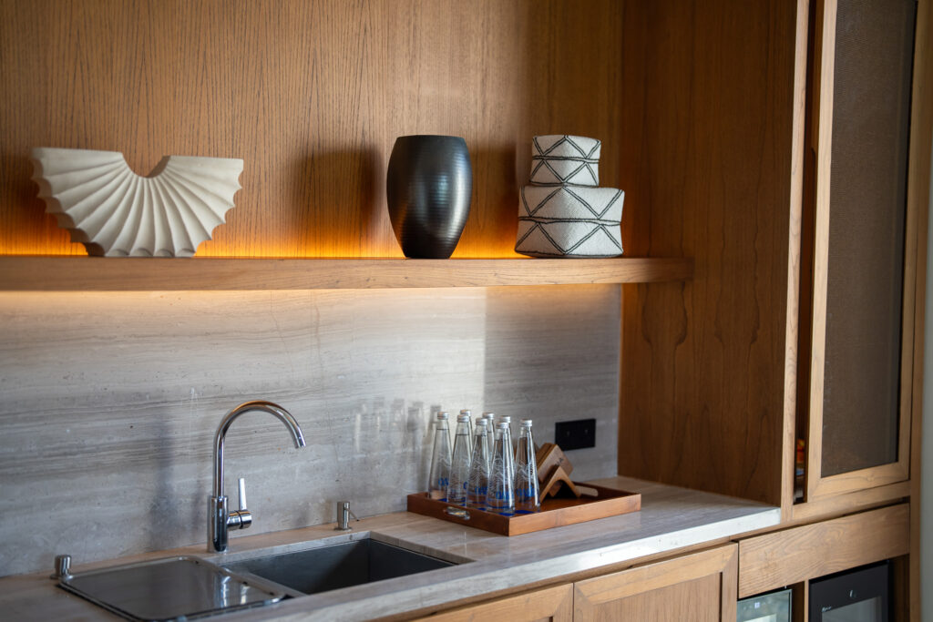 Villa interiors at Umana Beach Resort, Bali
