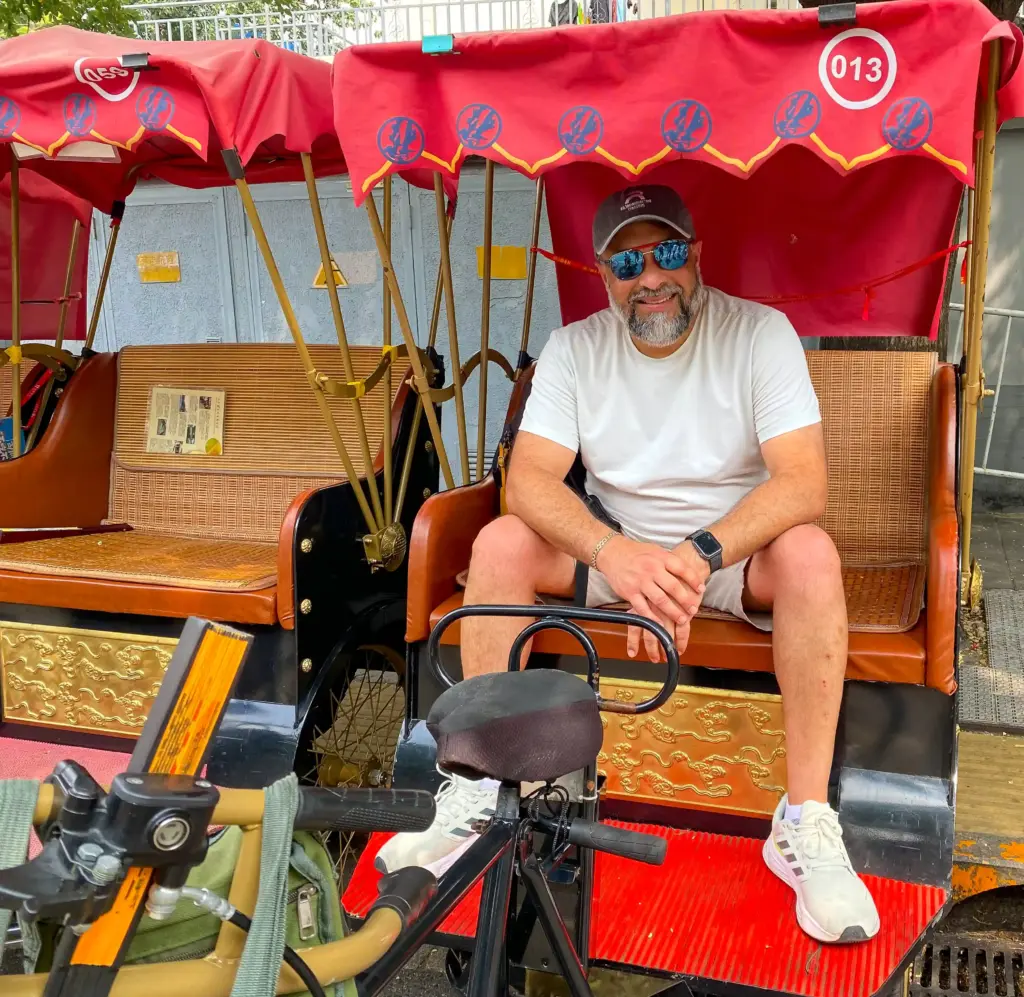 Taking a traditional Hutong Ride in Beijing. Photo: Harmeet Sehgal