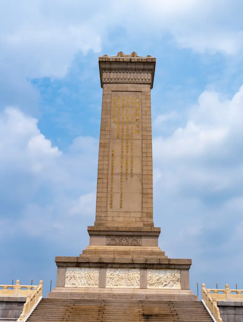Monument to the People's Heroes, Tiananmen Square, Beijing. Photo: Harmeet Sehgal