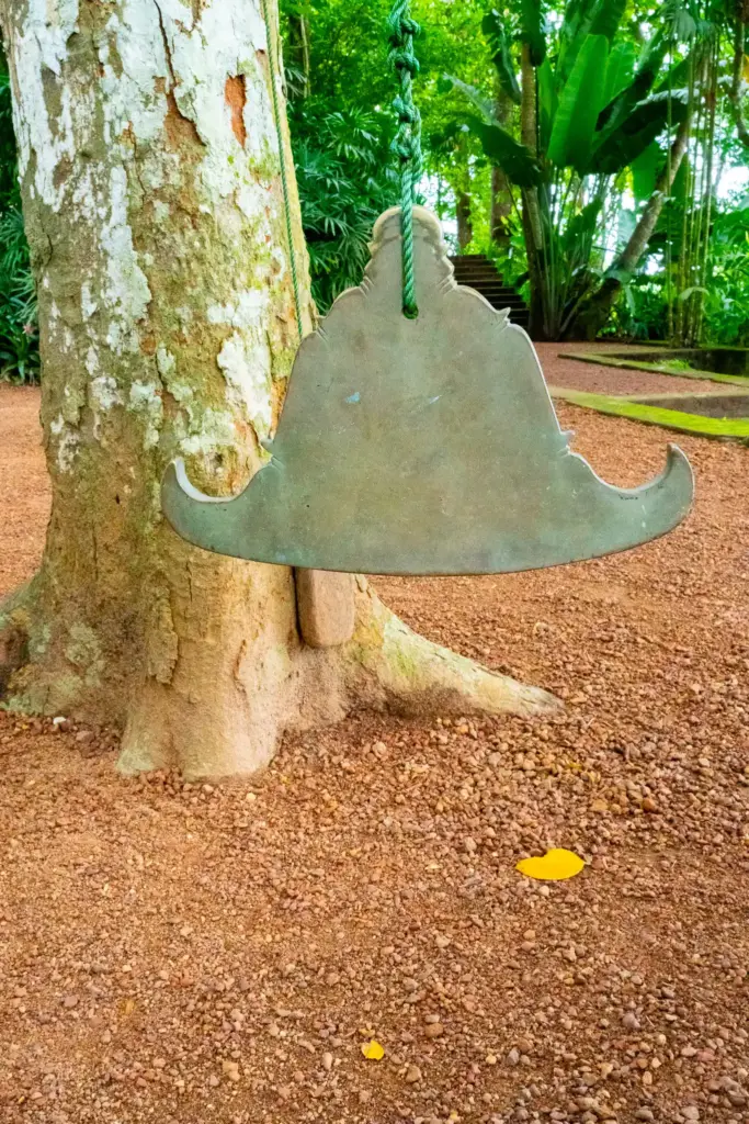 The famous Burma Bell that Bawa brought back on his travels. Photo: Harmeet Sehgal